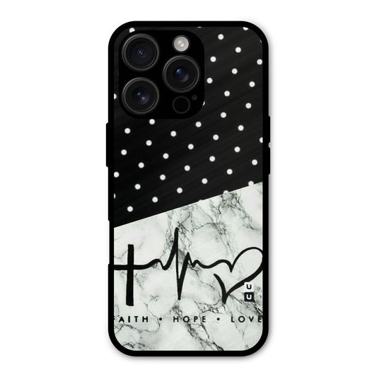 Faith Love Shockproof Hybrid Protection (Metal + TPU) Back Case Cover