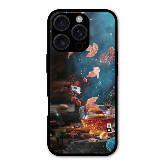 Falling Leaves Tea Shockproof Hybrid Protection (Metal + TPU) Back Case Cover