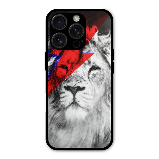 Fearless Lion Shockproof Hybrid Protection (Metal + TPU) Back Case Cover