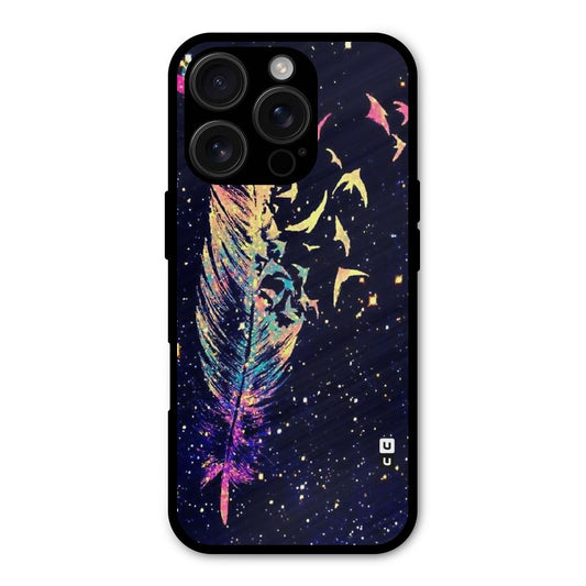 Feather Bird Fly Shockproof Hybrid Protection (Metal + TPU) Back Case Cover