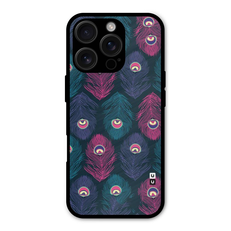 Feathers Patterns Shockproof Hybrid Protection (Metal + TPU) Back Case Cover