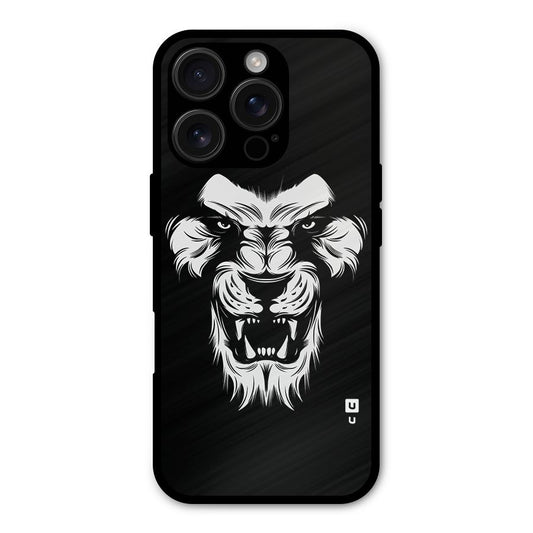 Fierce Lion Digital Art Shockproof Hybrid Protection (Metal + TPU) Back Case Cover