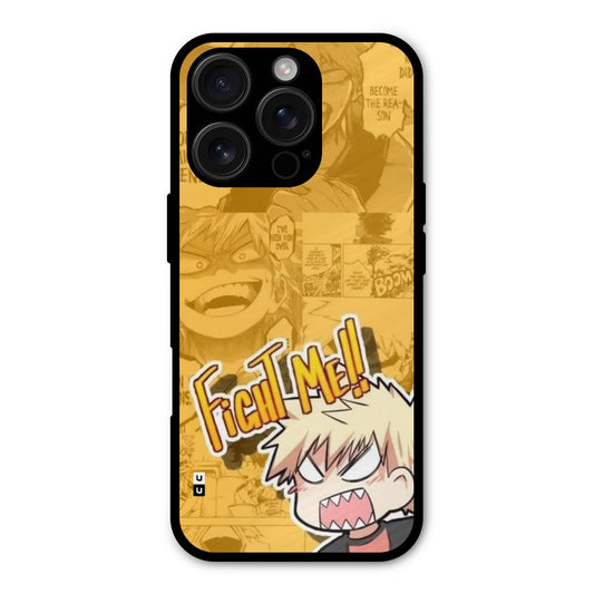 Fight Me Challenge Shockproof Hybrid Protection (Metal + TPU) Back Case Cover
