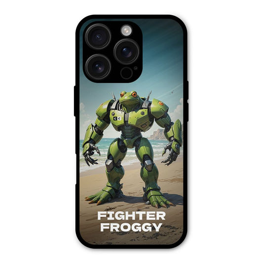 Fighter Froggy Shockproof Hybrid Protection (Metal + TPU) Back Case Cover