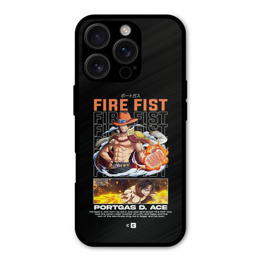 Fire Fist Ace Shockproof Hybrid Protection (Metal + TPU) Back Case Cover