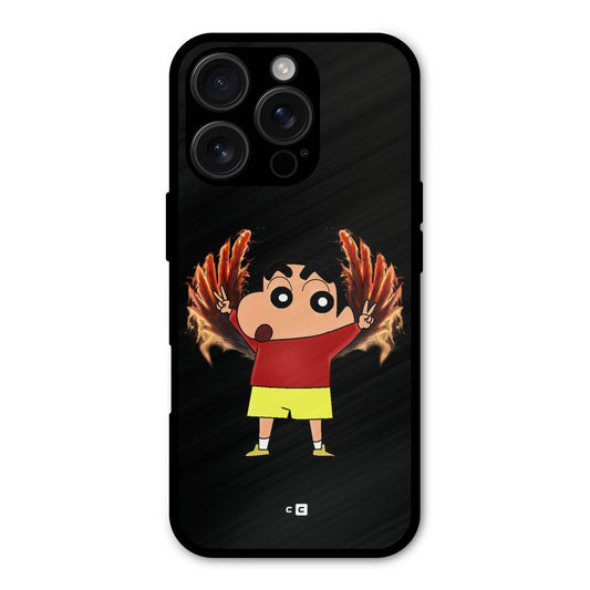 Fire Shinchan Shockproof Hybrid Protection (Metal + TPU) Back Case Cover