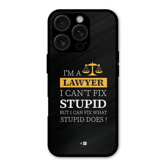 Fix Stupid Case Shockproof Hybrid Protection (Metal + TPU) Back Case Cover