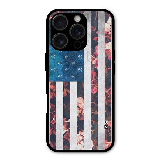 Flag Stripes Shockproof Hybrid Protection (Metal + TPU) Back Case Cover