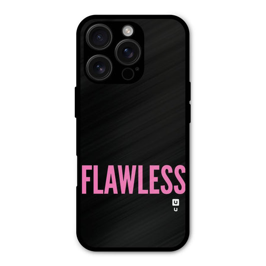 Flawless Pink Design Shockproof Hybrid Protection (Metal + TPU) Back Case Cover
