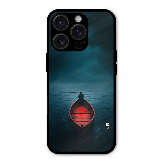 Floating Boat Shockproof Hybrid Protection (Metal + TPU) Back Case Cover