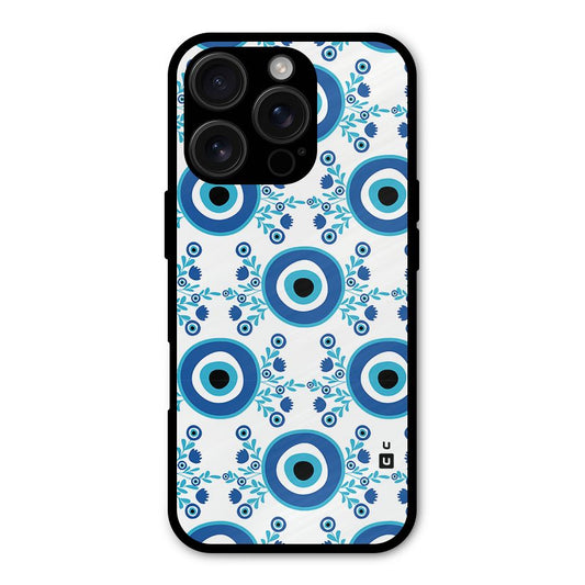 Floral Evil Eyes Shockproof Hybrid Protection (Metal + TPU) Back Case Cover