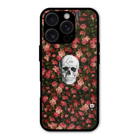 Floral Skull Love Shockproof Hybrid Protection (Metal + TPU) Back Case Cover
