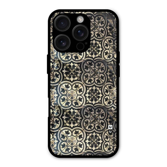 Floral Tile Shockproof Hybrid Protection (Metal + TPU) Back Case Cover
