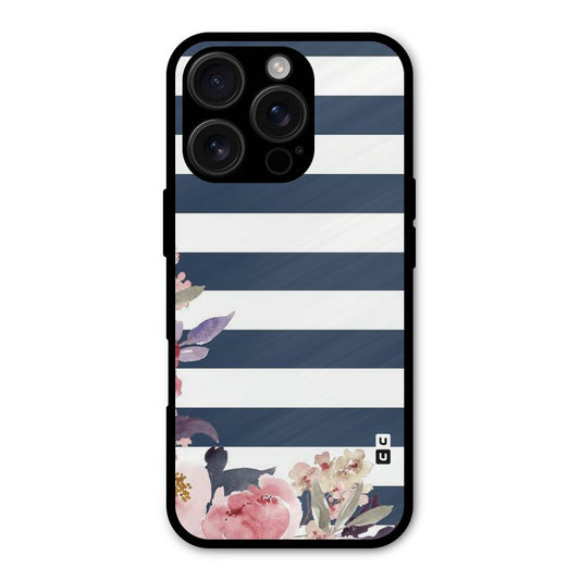 Floral Water Art Shockproof Hybrid Protection (Metal + TPU) Back Case Cover