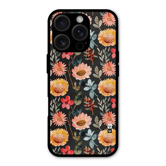 Florals Wonderful Pattern Shockproof Hybrid Protection (Metal + TPU) Back Case Cover