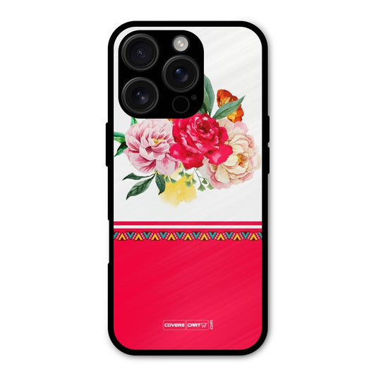 Flower Fusion Shockproof Hybrid Protection (Metal + TPU) Back Case Cover