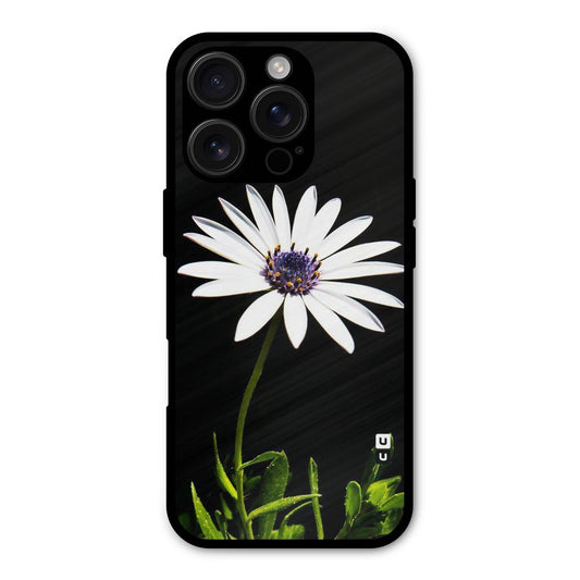 Flower White Spring Shockproof Hybrid Protection (Metal + TPU) Back Case Cover