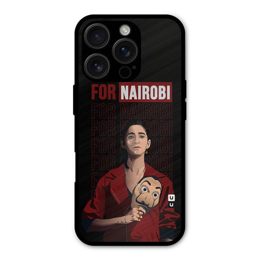 For Nairobi Money Heist Shockproof Hybrid Protection (Metal + TPU) Back Case Cover