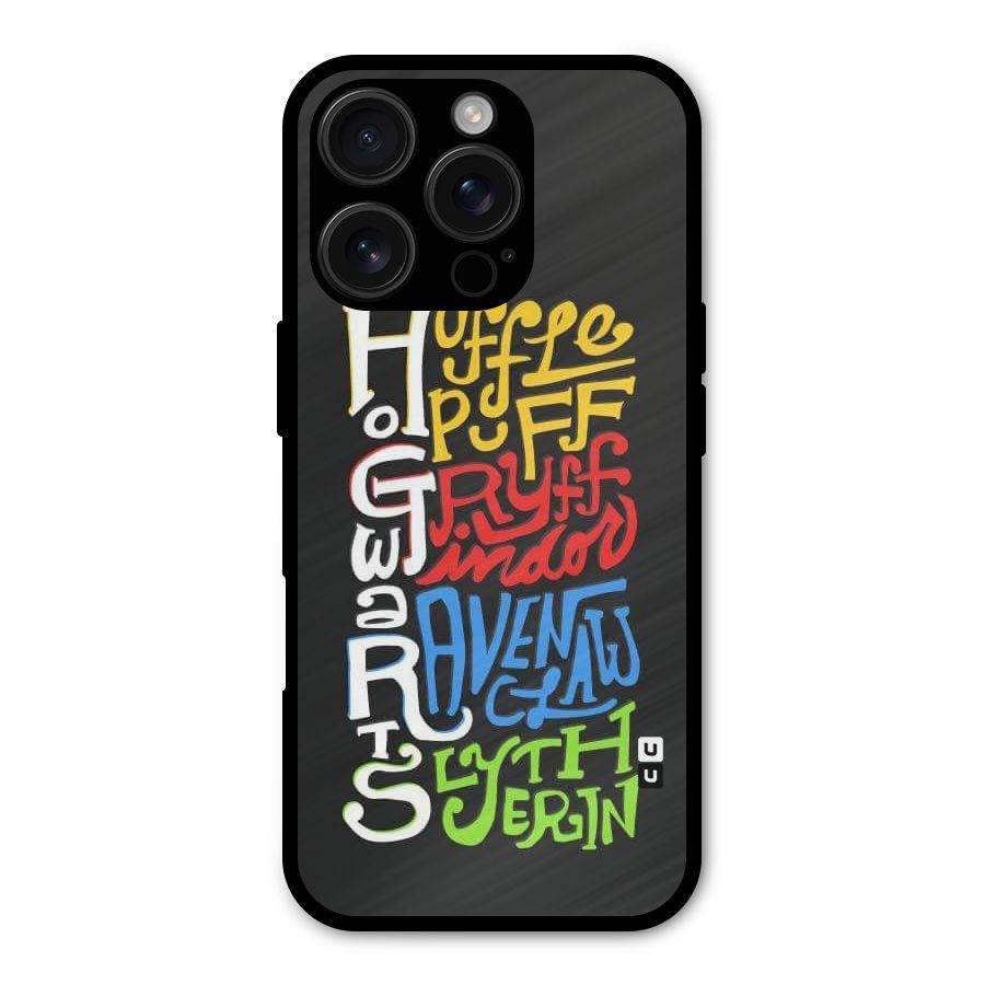 Four Colored Homes Shockproof Hybrid Protection (Metal + TPU) Back Case Cover
