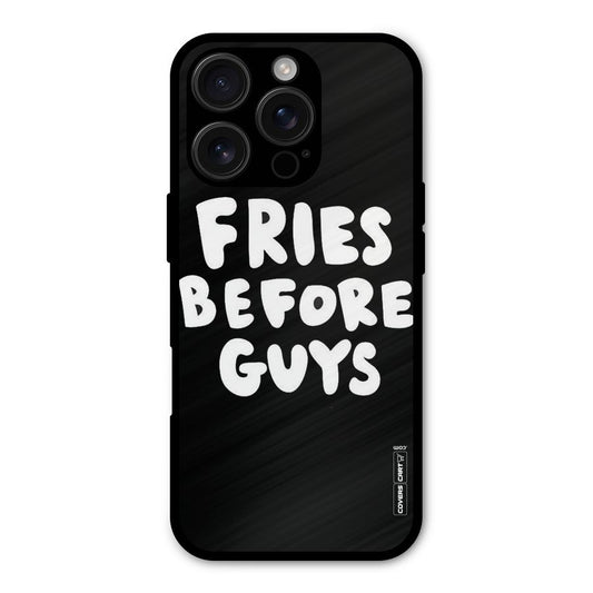 Fries Always Shockproof Hybrid Protection (Metal + TPU) Back Case Cover