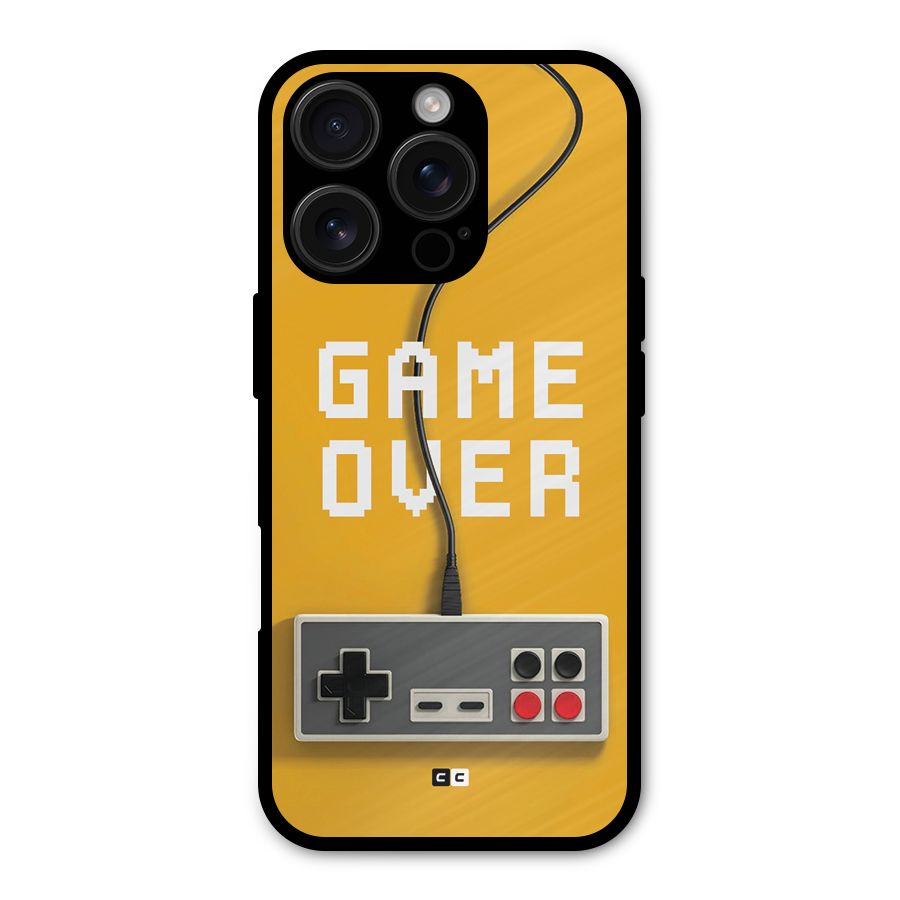 Game Over Remote Shockproof Hybrid Protection (Metal + TPU) Back Case Cover