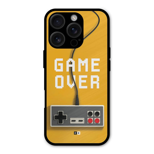 Game Over Remote Shockproof Hybrid Protection (Metal + TPU) Back Case Cover