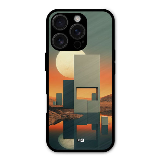 Geometric Sculpture Shockproof Hybrid Protection (Metal + TPU) Back Case Cover