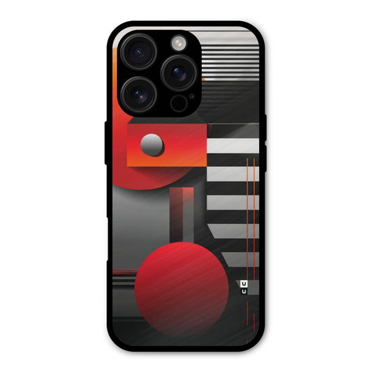 Geometrical Marvel Shockproof Hybrid Protection (Metal + TPU) Back Case Cover