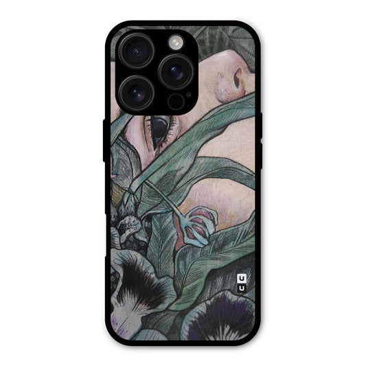 Girl Grass Art Shockproof Hybrid Protection (Metal + TPU) Back Case Cover