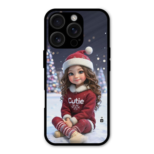 Girl In Snow Shockproof Hybrid Protection (Metal + TPU) Back Case Cover