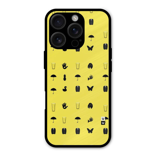 Glass Pattern Shockproof Hybrid Protection (Metal + TPU) Back Case Cover