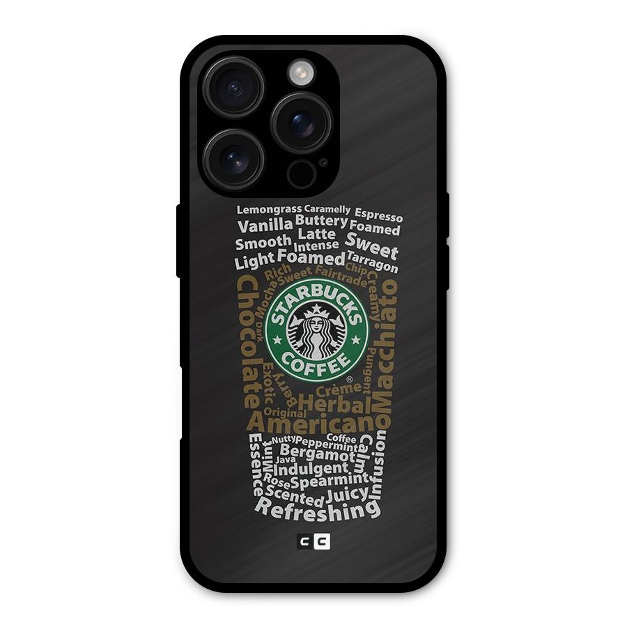 Glass StarBucks Shockproof Hybrid Protection (Metal + TPU) Back Case Cover