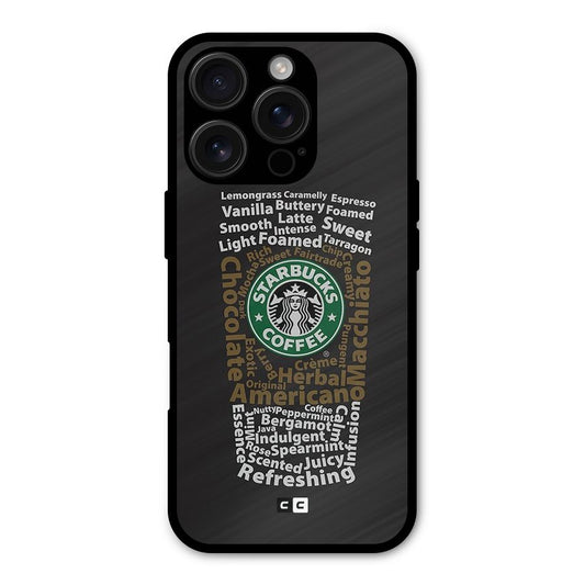 Glass StarBucks Shockproof Hybrid Protection (Metal + TPU) Back Case Cover