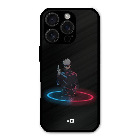 Gojo Sataru Wink Shockproof Hybrid Protection (Metal + TPU) Back Case Cover