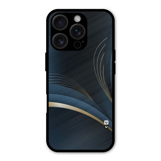 Gold Blue Beauty Shockproof Hybrid Protection (Metal + TPU) Back Case Cover