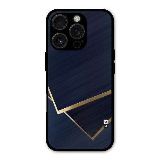 Gold Corners Shockproof Hybrid Protection (Metal + TPU) Back Case Cover