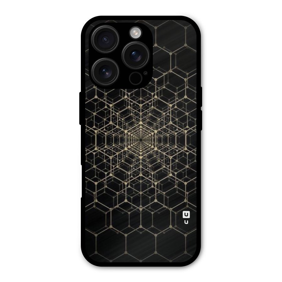 Gold Web Shockproof Hybrid Protection (Metal + TPU) Back Case Cover