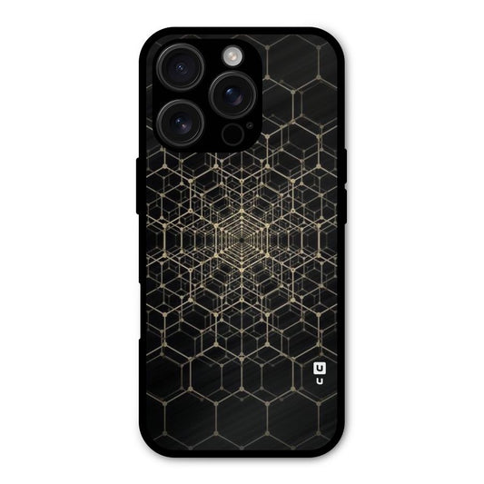 Gold Web Shockproof Hybrid Protection (Metal + TPU) Back Case Cover