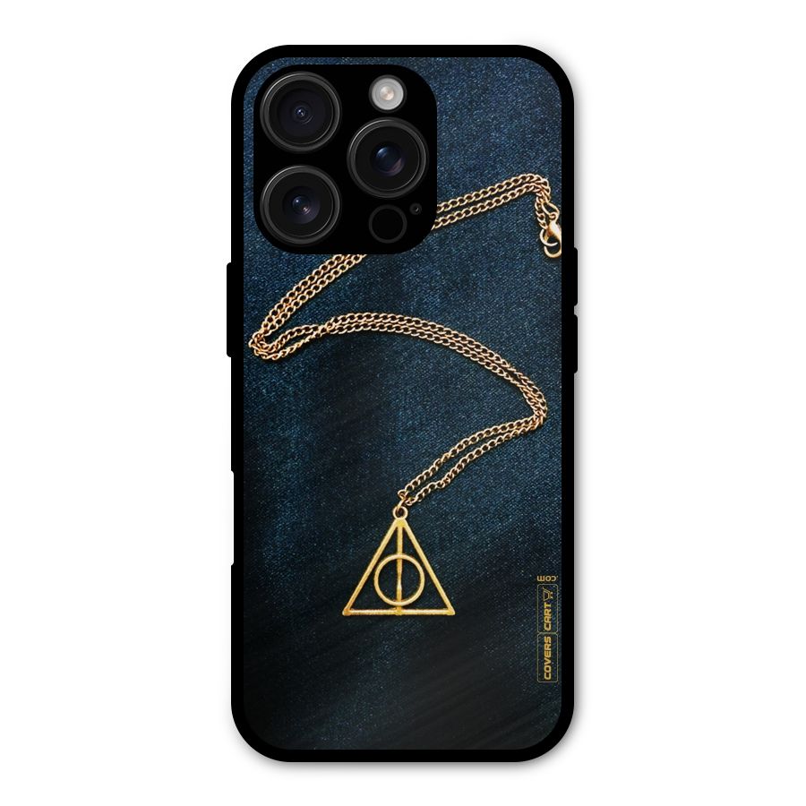 Golden Chain Shockproof Hybrid Protection (Metal + TPU) Back Case Cover