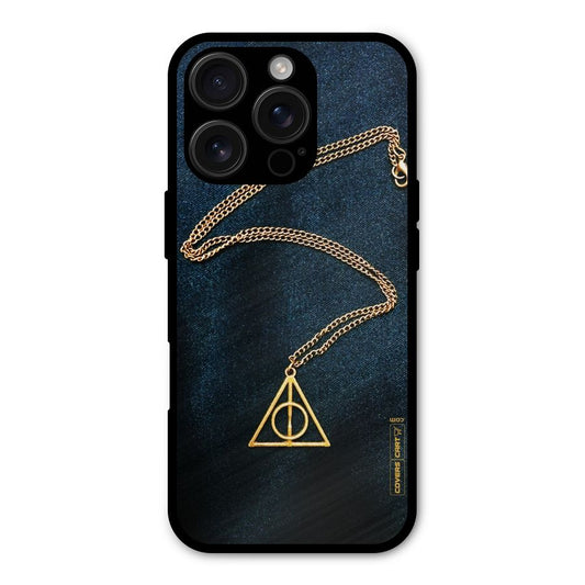 Golden Chain Shockproof Hybrid Protection (Metal + TPU) Back Case Cover