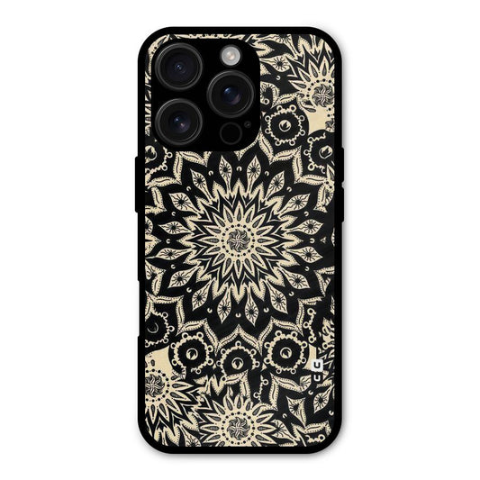 Golden Mandala Shockproof Hybrid Protection (Metal + TPU) Back Case Cover