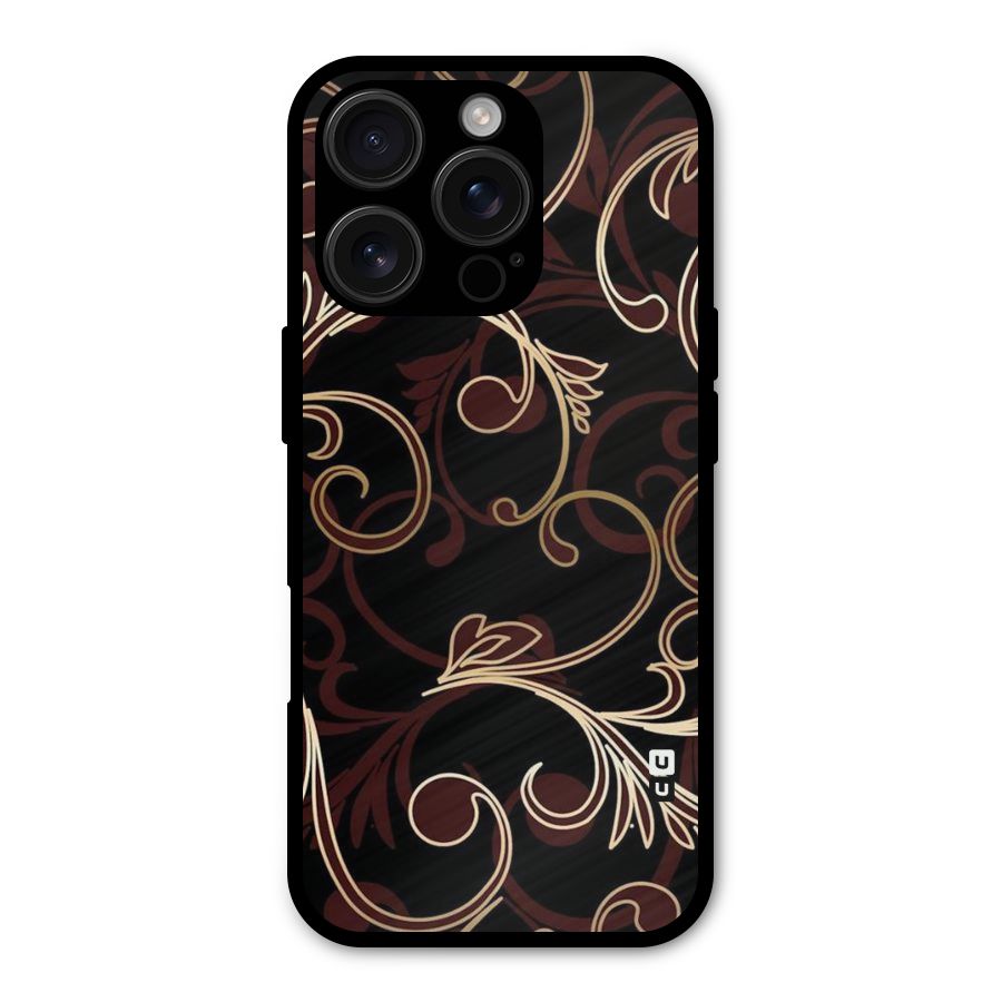 Golden Maroon Beauty Shockproof Hybrid Protection (Metal + TPU) Back Case Cover