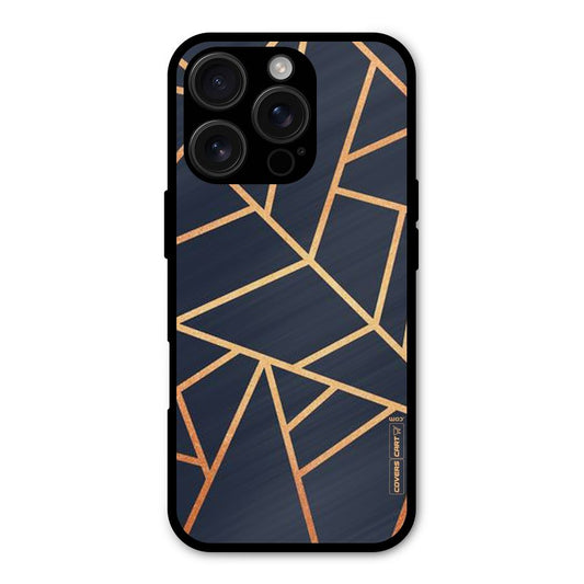 Golden Pattern Shockproof Hybrid Protection (Metal + TPU) Back Case Cover