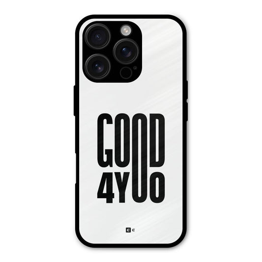 Good For You Shockproof Hybrid Protection (Metal + TPU) Back Case Cover