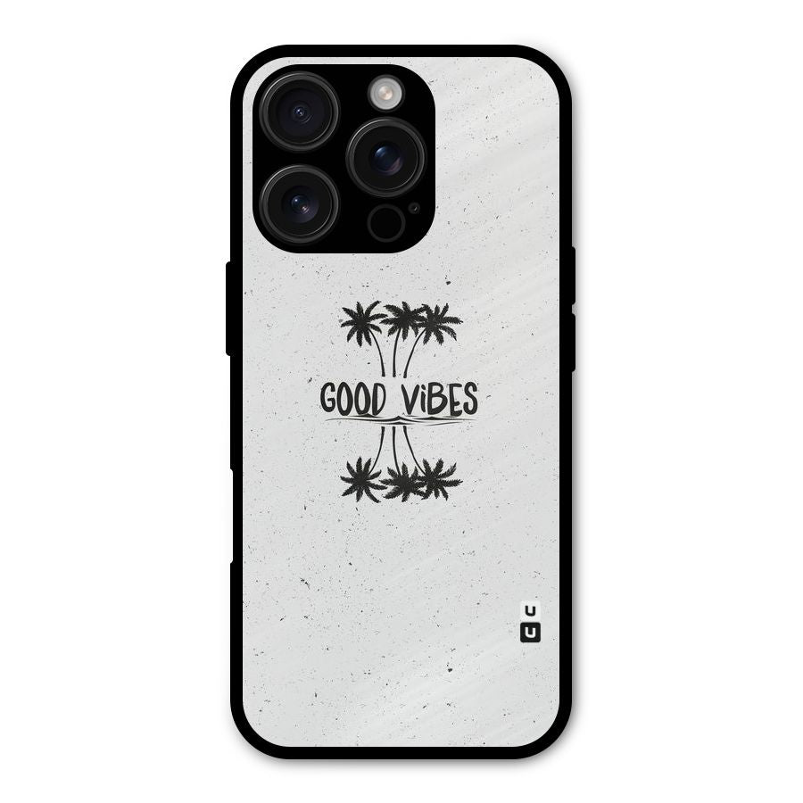 Good Vibes Rugged Shockproof Hybrid Protection (Metal + TPU) Back Case Cover