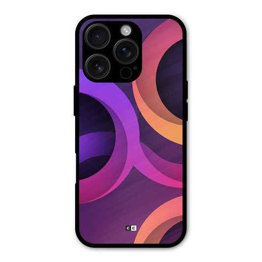 Gradient Rings Shockproof Hybrid Protection (Metal + TPU) Back Case Cover