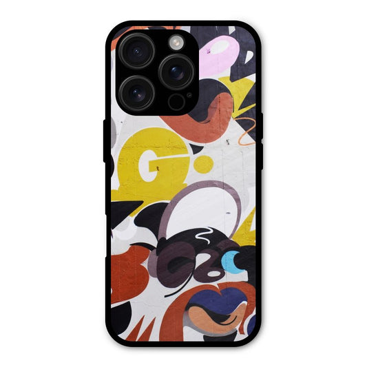 Graffiti Wall Shockproof Hybrid Protection (Metal + TPU) Back Case Cover