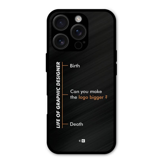 Graphic Designer Life Shockproof Hybrid Protection (Metal + TPU) Back Case Cover