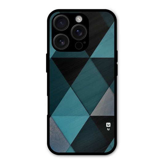 Green Black Shapes Shockproof Hybrid Protection (Metal + TPU) Back Case Cover