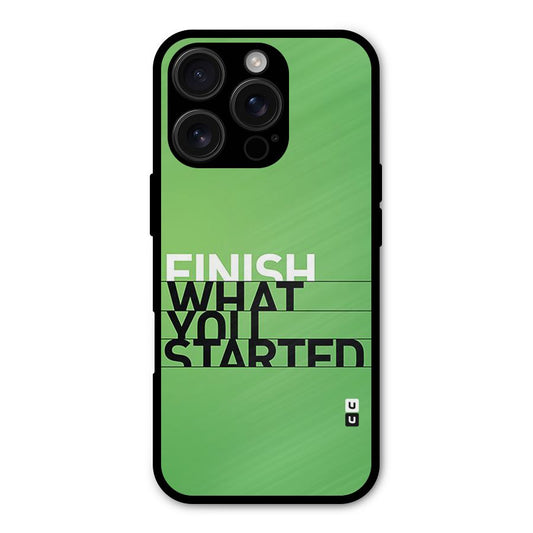 Green Finish Shockproof Hybrid Protection (Metal + TPU) Back Case Cover